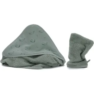 fillikid Kapuzenhandtuch »Kapuzenbadetuch mit Waschhandschuh«