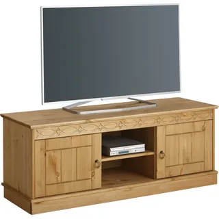 OTTO home Indra TV-Board 120 cm x 45 cm Beige Massivholz