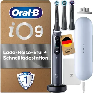 iO Series 9 Plus Edition Black Onyx + Aufsteckbürsten 3 St.