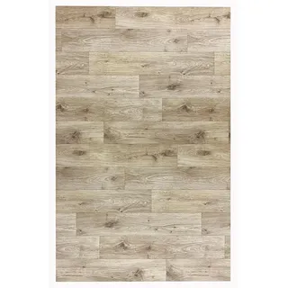Vinyl-Teppich mit Parkett-Effekt, Küche, Wohnzimmer, verschiedene Größen, Eiche 100 x 150 cm, waschbar, rutschfest, Bodenbeschichtung und strapazierfähig, Wohnzimmer, Bad, Haus, Küche, Flur