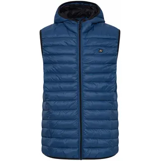 Steppweste BLEND "Steppweste Bhwojtek", Herren, Gr. M, blau (ensign blau), Obermaterial: 100% Nylon NY., Westen Steppweste