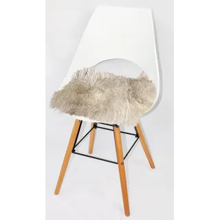 Heitmann Felle Stuhlkissen »Lamm, Sitzauflage eckig« 44x44 cm, echtes Lammfell, waschbar, auch als 2er oder 4er Set, beige