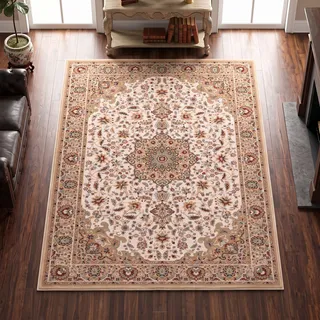 THEKO Dolna - 859 Wollteppich 200 x 300 cm Beige