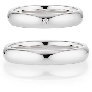 Bruno Banani »Schmuck Geschenk Ehering Hochzeit Damenring Herrenring« wahlweise mit oder ohne Brillant, Made in Germany,