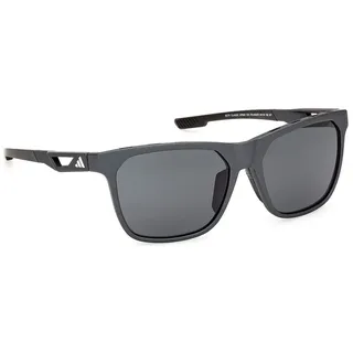 Adidas Sport Sp0091 Polarisierte Sonnenbrille - Matte Black / Smoke Polarized - One Size