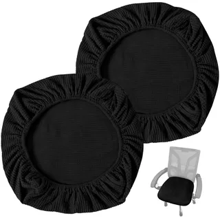 2 Stück Stuhlbezug Sitzfläche,Bürostuhl Bezug,Hussen für StüHle,Sitzbezug Stuhl,Stuhlbezug,Stuhlbezüge,Chair Cover Gaming,Stuhlüberzug,Hocker Bezug,Überzug Elastischer Universal zum Büro Restaurant