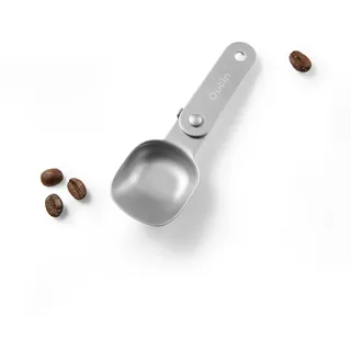 OutIn Faltbarer Kaffeelöffel (Foldable Coffee Spoon) aus 304 Edelstahl – Kompakter Dosierlöffel für Kaffeepulver, ca. 3g – Tragbarer Messlöffel für Unterwegs, Camping & OutIn Nano Espressomaschine