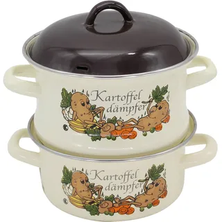 Krüger KARTOFFEL Dampfgartopf 16 cm rund