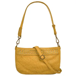 Samantha look Umhängetasche Leder Yellow