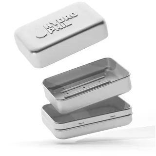 Hydrophil Seifendose Aluminium Silber