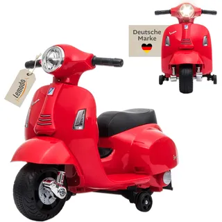 Vespa Kinder Elektrofahrzeug rot, Elektro Motorrad für Kinder ab 18 Monate - Rot