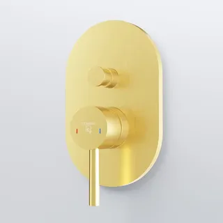 Steinberg Serie 100 Einhandwannenmischer Brushed Gold