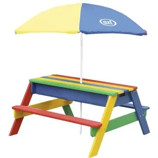 Kinder Picknicktisch Nick Holz blau rot