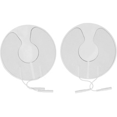 2 Stück Brust Elektroden Pads, Wiederverwendbares Massagegerät für das Gesundheitswesen Elektroden Ersatzklebepads Zubehör für Ein Elektrisches TENS-Massagegerät Physiotherapiegerät