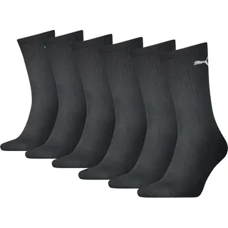 Puma Sportsocken Regular Crew Socken Sport 6-Pack schwarz - 43-46