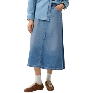 s.Oliver Ausgestellter Midi-Jeansrock aus Lyocellmix mit hohem Bund
