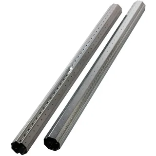Schellenberg Rolladenwellen-Set Maxi 60 mm 160 cm kürzbar Silber
