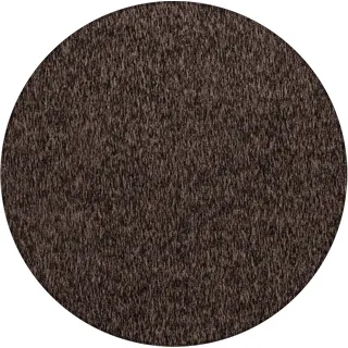 Ayyildiz Teppiche Teppich »Nizza 1800 Kurzflorteppich« rund 6 mm Höhe pflegeleicht, leicht melierter Kurzflor, ringsum gekettelt, Wohnzimmer, braun