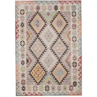 benuta Vintage-Teppich George waschbar 160x230 cm , Multicolor , Kunststoff , Vintage , Rechteckig , 160x230 cm , Oeko-Tex® Standard 100 , in verschiedenen Größen erhältlich, rutschfeste Unterfläche, waschbar , Teppiche und Böden, Teppiche, Vintageteppiche