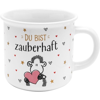 SHEEPWORLD Tasse mit Motiv "Du bist zauberhaft" | Kaffeetasse, 38 cl, in Geschenkbox | Geschenk Liebe, Valentinstag | 47334