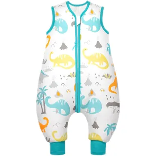 Mosebears Mosebars Schlafsack mit Füßen Ganzjährig Baby Schlafsack Winter 2.5 Tog Reine Baumwolle Schlafsack Verschiedene Größen Herbst Winter Schlafdecke Baby mit Füßen