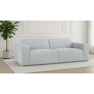 otto home »Koa, 228 cm, Modulsofa in Cord, Chenille, Struktur, Webstoff« Designsofa, weicher Lounge-Sitzkomfort, Welleunterfederung, bodentief