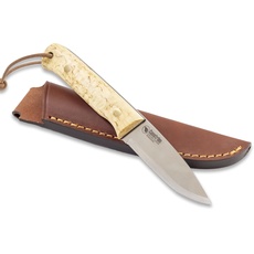 Bild Woodsman-Messer – Griff aus Maserbirke, Klinge aus Sleipner-Stahl