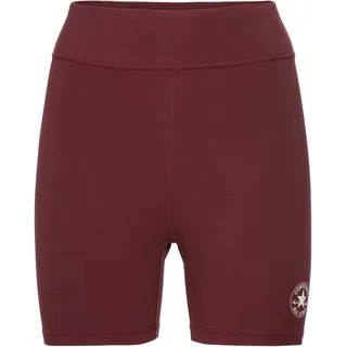 Converse Radlerhose »WOMEN'S CONVERSE RETRO CHUCK TAYLOR« mit elastischem Bund, rot