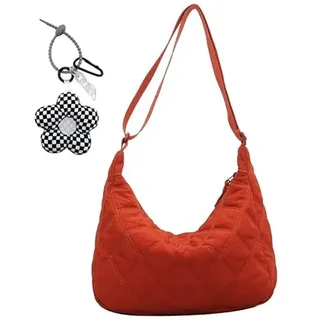 BoshihoStepptasche zum umhängen,Gesteppte Tasche Groß Damen,Puffer Schultertasche Damen, Puffer Tasche Crossbody Bag Puffy Tote Bag, Baumwolle Quilted Bag für Alltag Arbeit Büro Reisen Einkaufen
