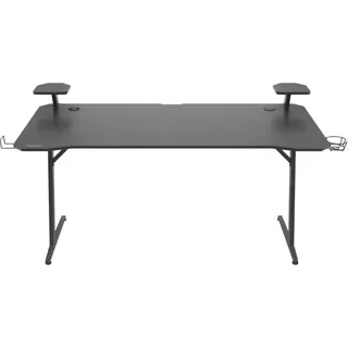 GENESIS Holm 510 RGB, Gerade, Rechteckige Form, MDF-Platten, Stahl, Gaming, Schwarz - Schwarz