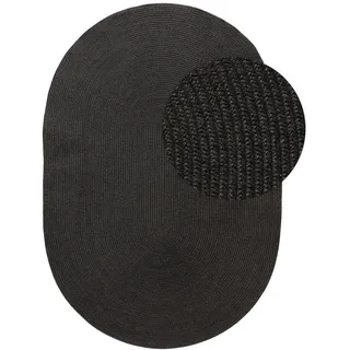 benuta nest Outdoorteppich, Schwarz, 120x170 cm Gots, wasserabweisend, Teppiche & Böden, Teppiche, Outdoorteppiche