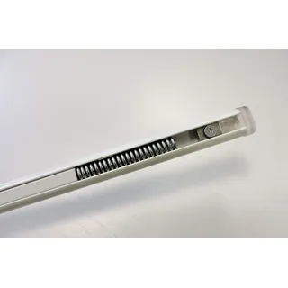 Federstab Durchmesser 13 mm. Aluminium weiß lackiert ausziehbar 39-60 cm