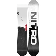 Nitro Herren Prime Raw 22 All Mountain Beginner Wide Board für große Füße Snowboard, Multicolour, 159