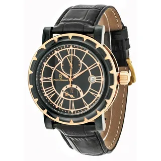 Armbanduhr Pierre Bonnet Automatisch Reserve Büro Leder Vergoldet + Golf Tee