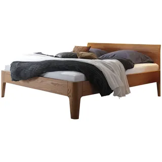 Hasena Massivholzbett Lisiano 180 x 200 cm Holz Eiche cognac