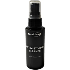 Nushine Anti-Beschlag Visier-Reiniger 50 ml, umweltfreundlich, auf Wasserbasis und lösungsmittelfrei. Geeignet für Visiere von Motorradhelmen, Sicherheitshelmen, Brillen und Spiegel.