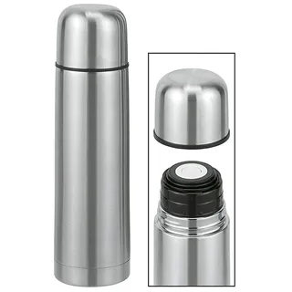 Hi Isolierflasche doppelwandig 1 l Edelstahl