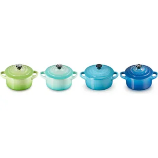 Le Creuset Mini-Cocotte Topf-Set 4-tlg. 10 cm rund