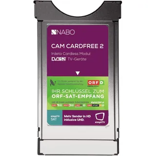 M@tec Nabo CAM CARDFREE 2 CI+ Modul mit integrierter Micro-Sat-Karte - keine ORF-Karte notwendig)