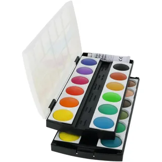 Geha Deckfarbkasten 25 St. 24 Farben