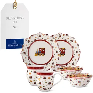 Villeroy & Boch Toy's Delight Frühstücks-Set 6-tlg. Lokomotive bunt