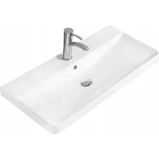 Mexen Dagna eingelassene Waschbecken in der Arbeitsplatte 81 x 39 cm, weiß - 21998000 - Weiß