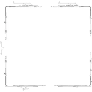 GU Energy Gretsch-Unitas GU Krt. PSK mZ Grundkarton Schere, Versatz 9 mm, links, Schema A/D/G/K