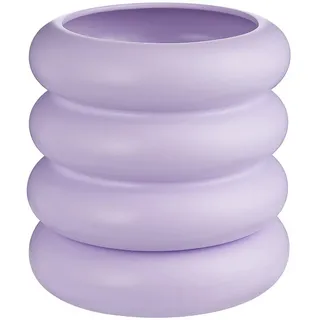 Butlers Blumenübertopf Hoop , Violett , Keramik , 21 cm , Dekoration, Blumen & Blumentöpfe, Übertöpfe
