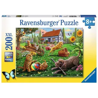 Ravensburger 12828 - Entdecker auf vier Pfoten Puzzle 200 Teile, XXL Format