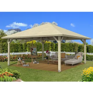 SKANHOLZ Cannes 4 4,65 x 4,65 m Braun