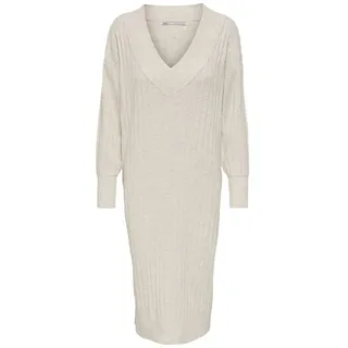 Only Strickkleid Midi Beige 38