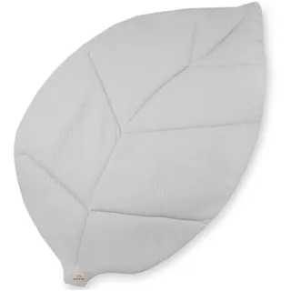 Julius Zöllner Krabbeldecke Blatt Waffelpiqué, Light Grey Made in Germany