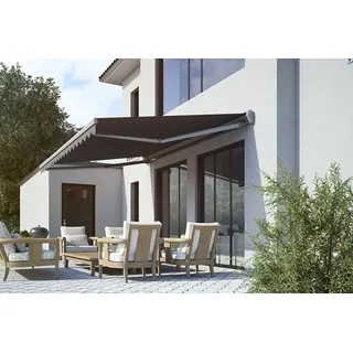 Spettmann Halbkassetten Markise SUN LED 300 x 200 cm grau