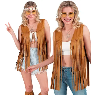 W WIDMANN MILANO Party Fashion - Hippie Fransenweste Damen